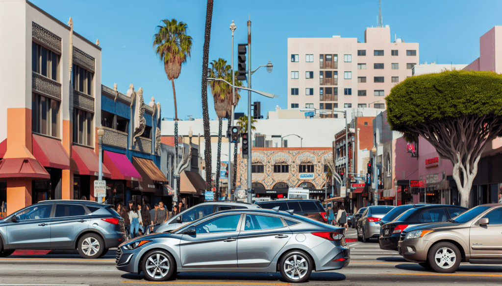 Hyundai Elantra Car rental in Los Angeles