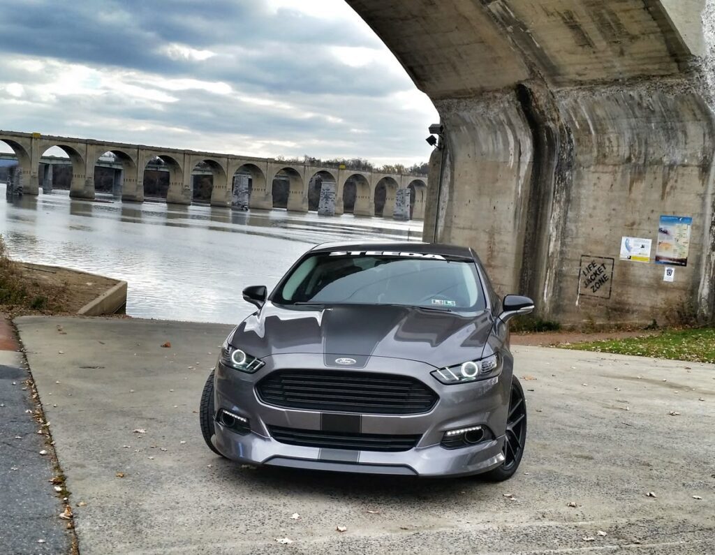 Ford Fusion Gray Car for rent in LA