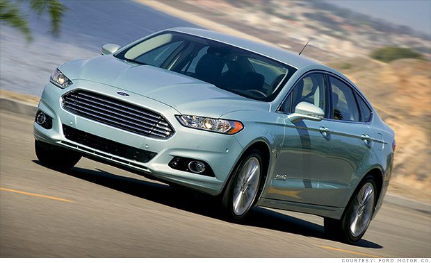 Ford Fusion rental car in Los Angeles