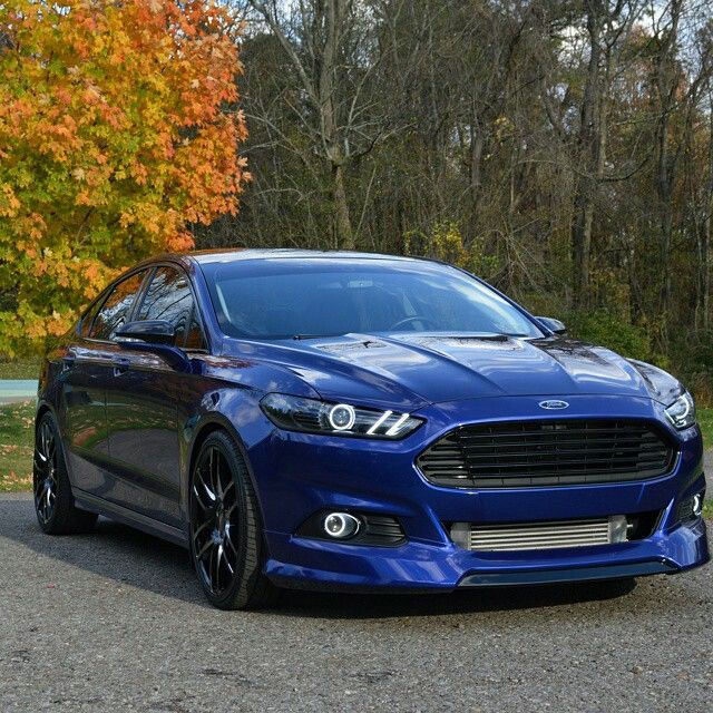 Blue ford Fusion for rent in LA