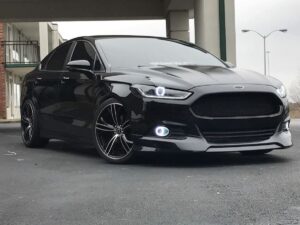 Black Ford Fusion car rental