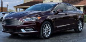 Ford Fusion rental car in Los Angeles