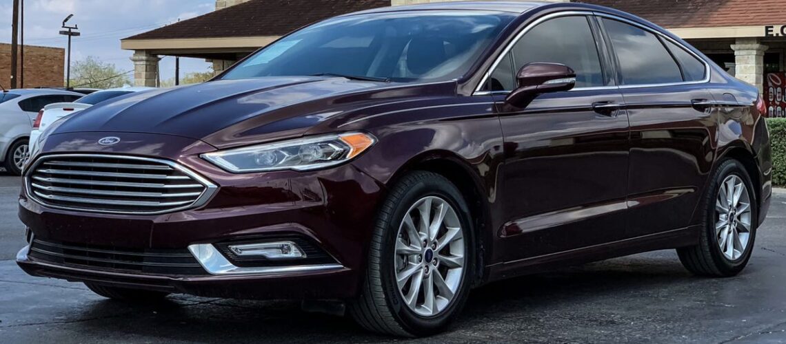 Ford Fusion rental car in Los Angeles