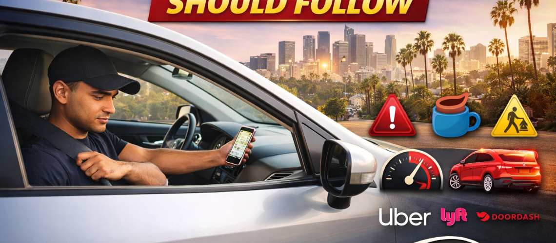 Safety Tips Every LA Gig Driver Should Follow